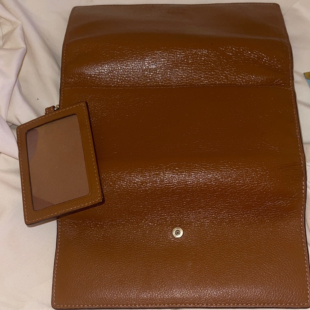 Coach Brown Leather Wallet with matching ID/Picture Holder - Picture 9 of 13